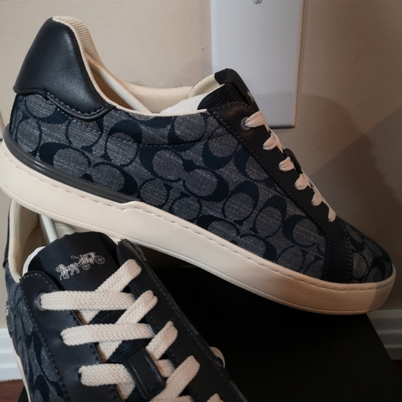 BNIB Coach Sneakers Denim - Picture 2 of 5